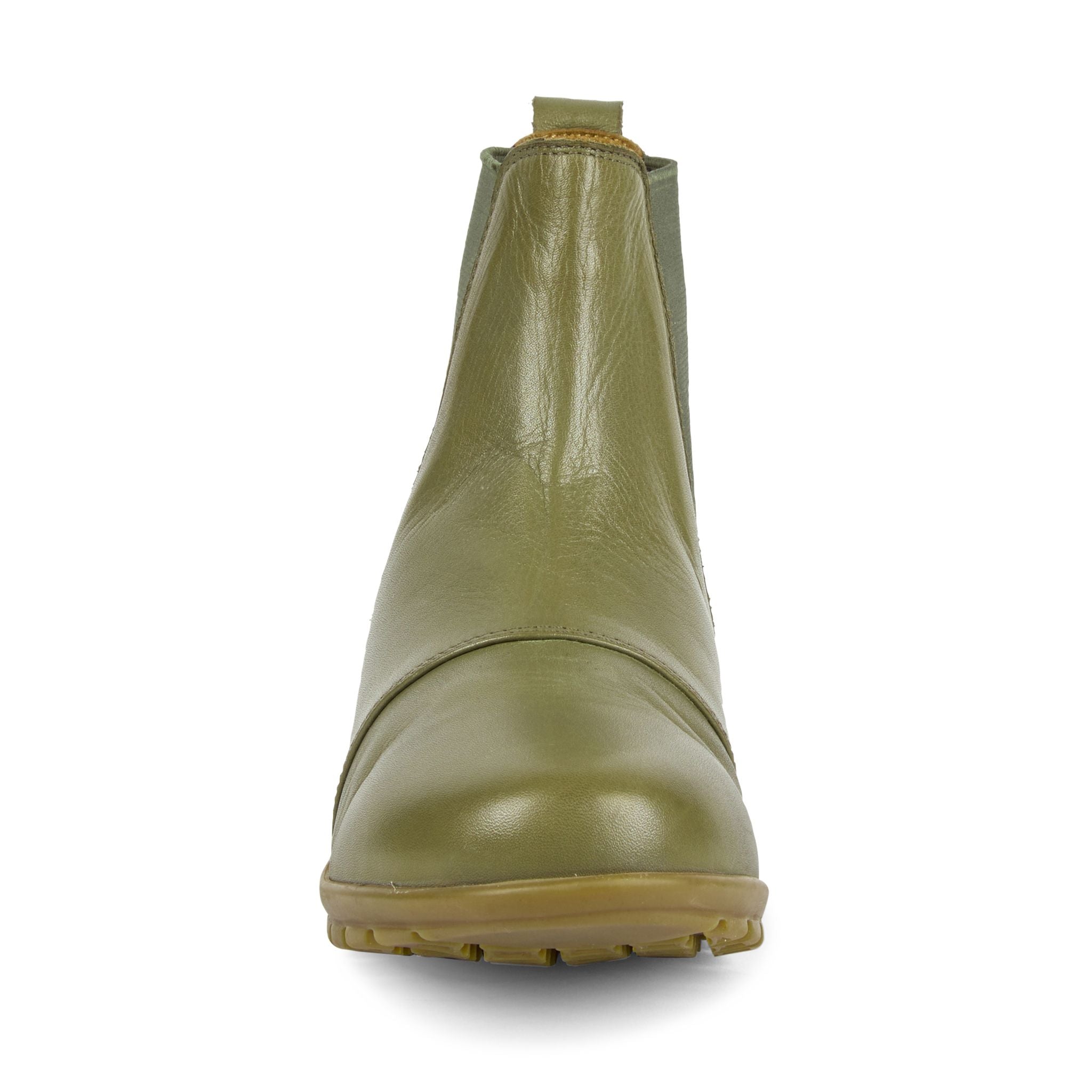 Green sales chelsea boots