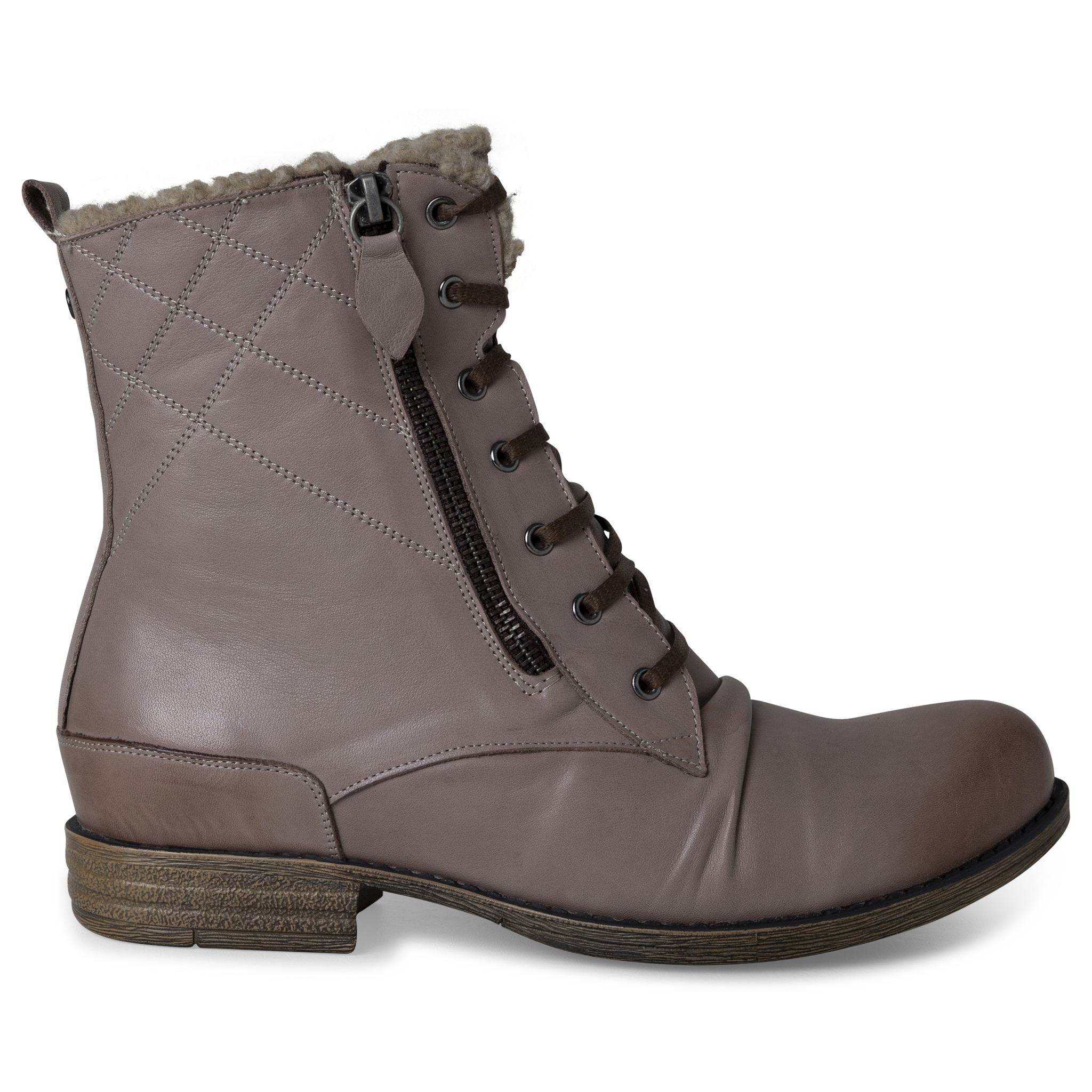 Grey combat sale boots womens