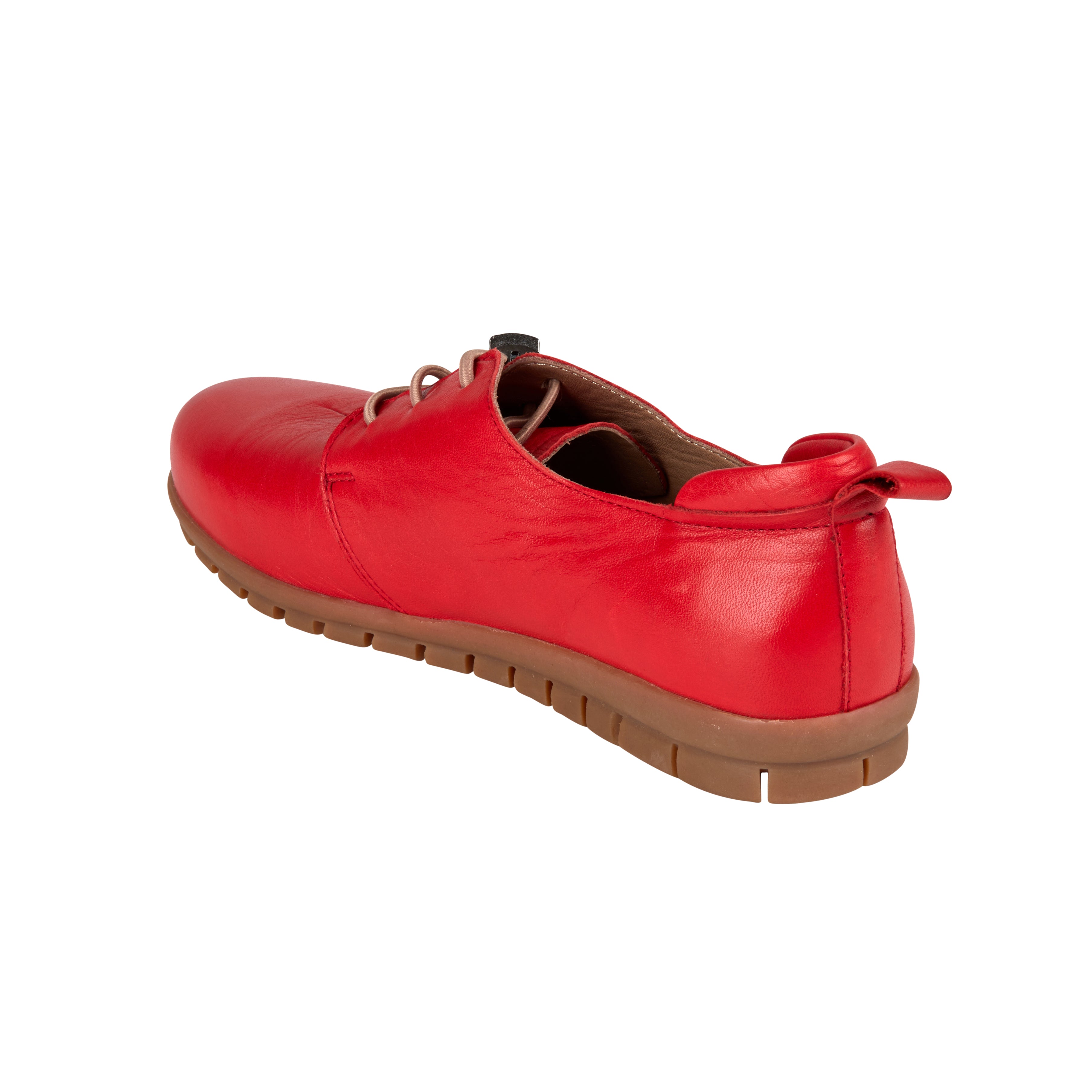 Red leather clearance lace up shoes